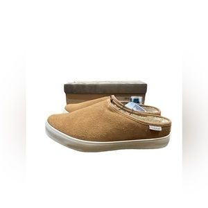 Staheekum Women's Chestnut Cami Mule Suede Comfy Memory Foam Size 10